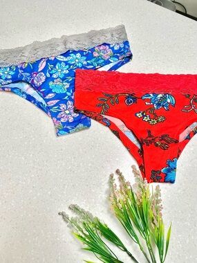 NWOT Victoria Secret comfy boho hipster underwear w shabby chic Gypsy hippy vibe